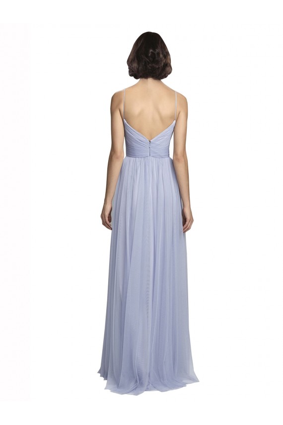 Lilac A-Line Sweetheart Sleeveless Long Bridesmaid Dress Hobart