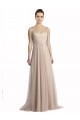 Nude A-Line Square Neck Long Bridesmaid Evening Dress Hobart