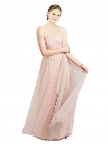 Pink A-Line Sweetheart Long Bridesmaid Dress / Evening Dress Hobart