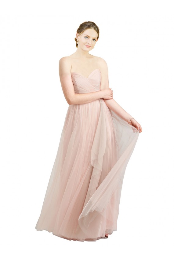 Pink A-Line Sweetheart Long Bridesmaid Dress / Evening Dress Hobart