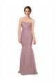 Mermaid Strapless Long Bridesmaid Dress Hobart