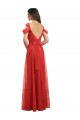 V-Back Red A-Line Sweetheart Long Formal Dress / Bridesmaid Dress Hobart