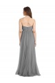 Slate Grey A-Line Sweetheart Long Bridesmaid Gown Hobart