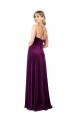 Open Back Grape A-Line V-Neck Long Formal Evening Gown / Prom Dress / Bridesmaid Dress Hobart
